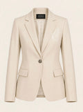 Blazer Sartoriale in Cashmere "Papillonliberty" – Beige Neutro